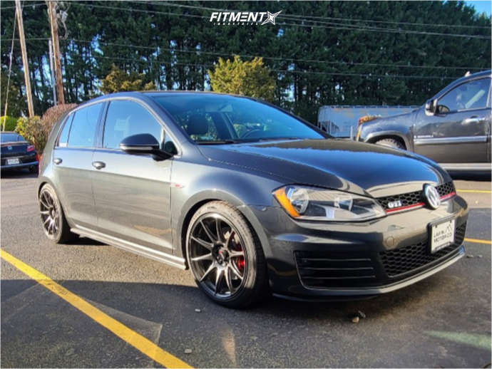 2017 Volkswagen GTI S with 18x8.75 XXR 527 and Fortune 225x40 on