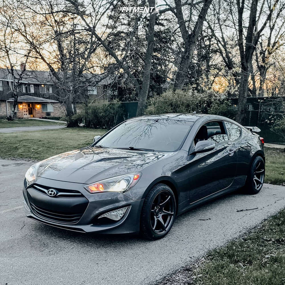2015 Hyundai Genesis Coupe 3.8 Ultimate with 18x9.5 Kansei Tandem and ...