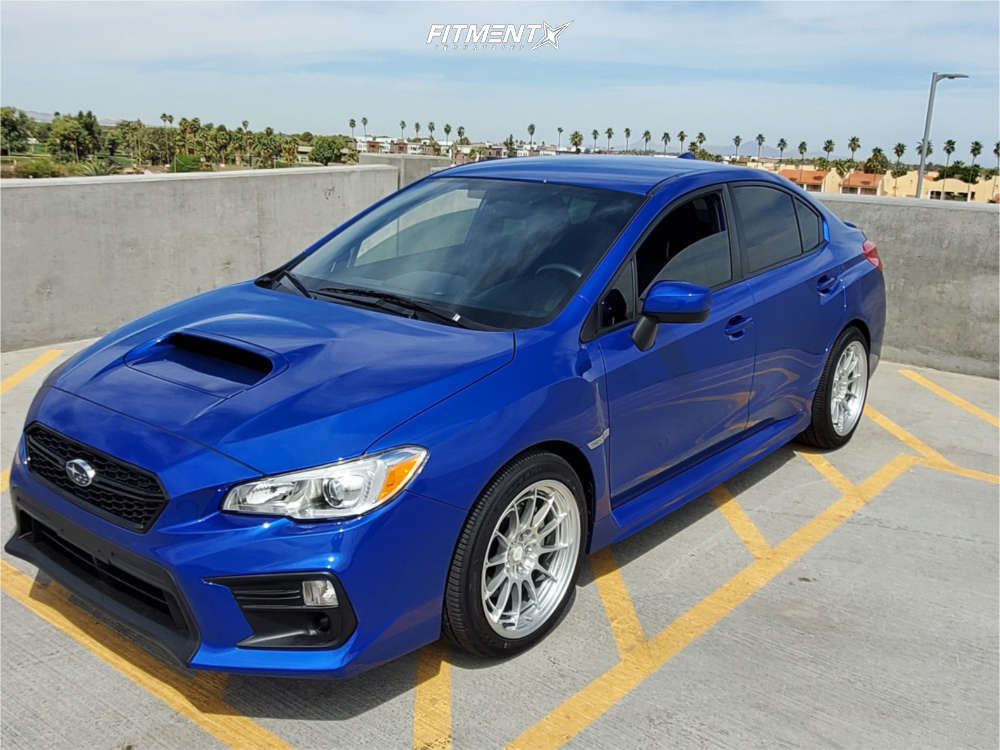 2020 Subaru WRX Base with 18x9.5 Enkei Nt03m and Yokohama 255x40