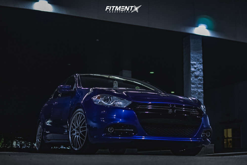 2014 Dodge Dart SXT with 18x8 Enkei Ekm3 and Continental 225x40 on
