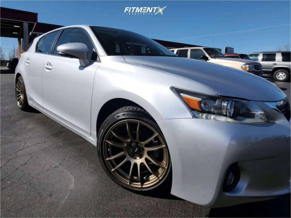 2013 Lexus CT200h Base with 17x8 AVID1 AV20 and Goodyear 245x35 on