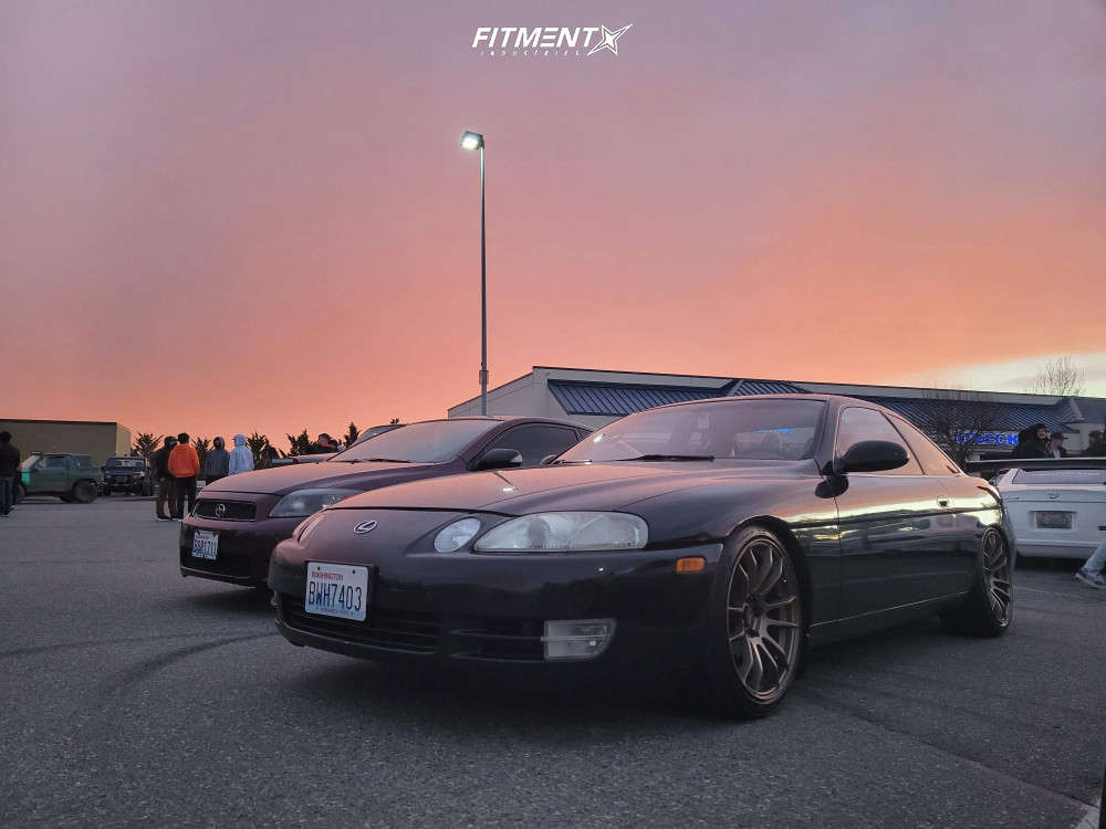 1995 Lexus SC300 Base with 18x8.5 AVID1 AV20 and Goodyear 225x40