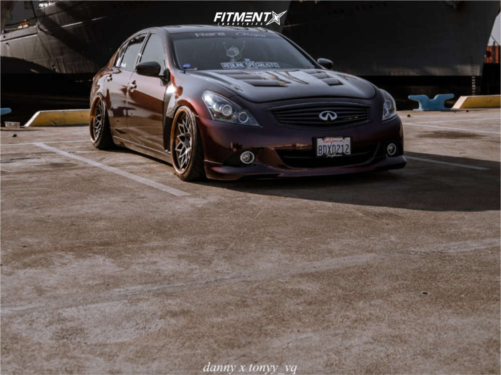 2013 INFINITI G37 Base with 19x9.5 SevenK NikaS and Federal 235x35 on
