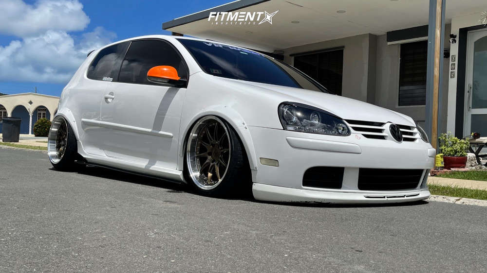 2007 Volkswagen Rabbit 2.5 with 18x9.5 Aodhan Ds07 and Achilles 215x40 ...