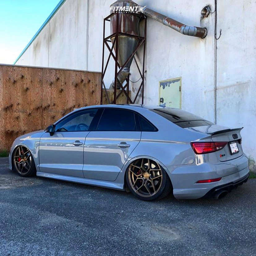 2018 Audi RS3 Base with 19x8.5 Rohana Rfx11 and Toyo Tires 235x35 on