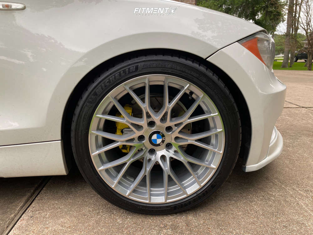 2012 BMW 128i Base with 18x8.5 Versus Racing Vs442 and Michelin 235x40 ...