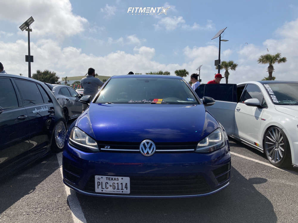2015 Volkswagen Golf R Base with 18x8.5 Work Vs Xx and Firestone 225x40 ...