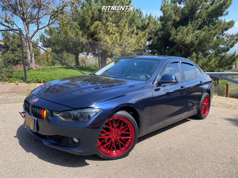 2013 BMW 328i Base with 18x9.5 XXR 571 and Federal 225x45 on Stock ...