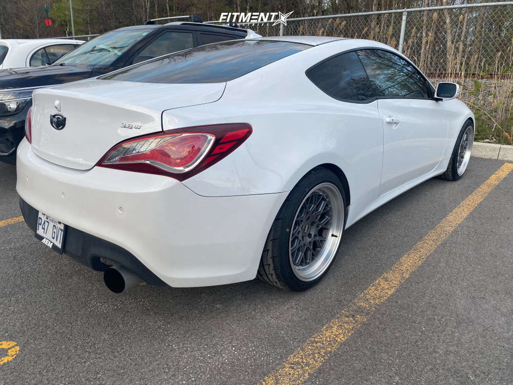 2014 Hyundai Genesis Coupe 3.8 Ultimate with 19x9.5 ESR Cs3 and ...
