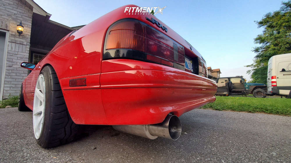 1990 Mazda RX-7 GXL with 17x8 AVID1 AV32 and Falken 205x45 on Coilovers ...