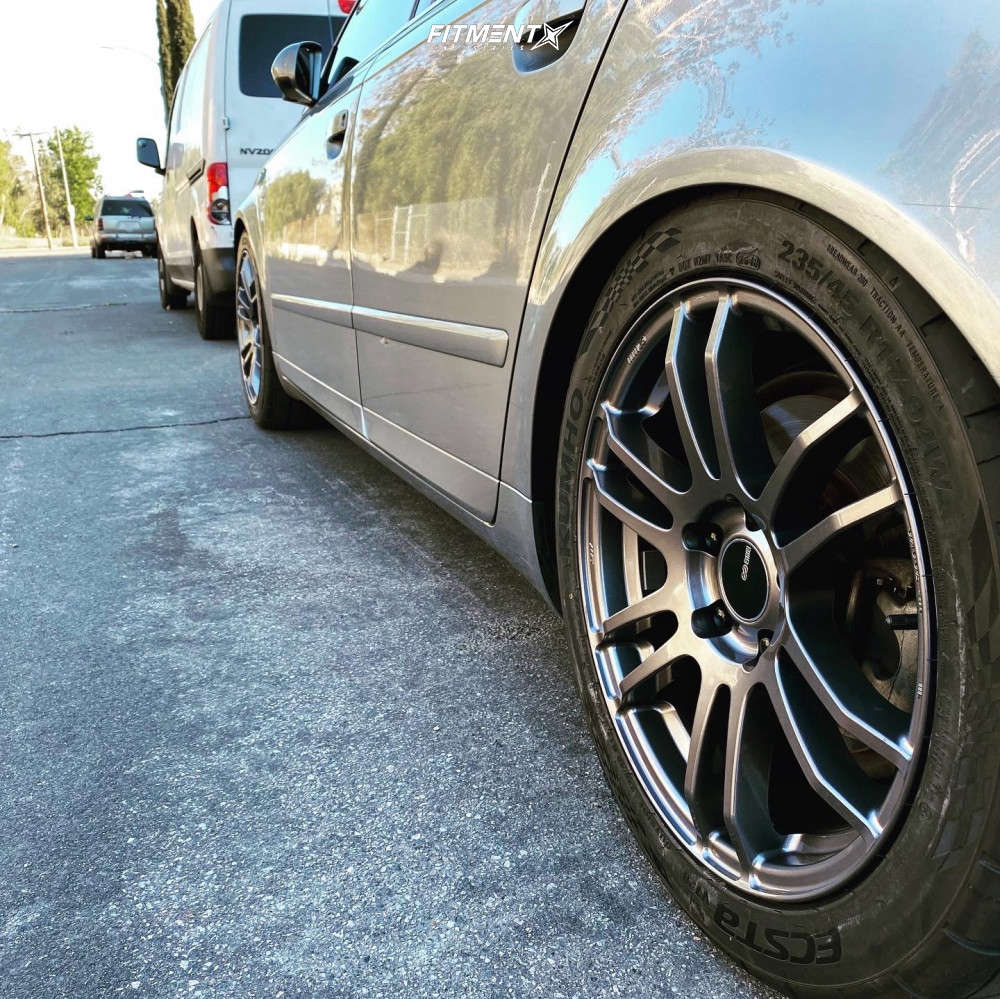 2007 Audi A4 Quattro Base with 17x8 Enkei Tsp6 and Kumho 235x45 on