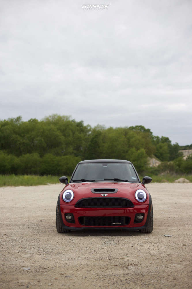 2008 Mini Cooper S with 17x8 Rotiform Rse and Pirelli 215x45 on ...