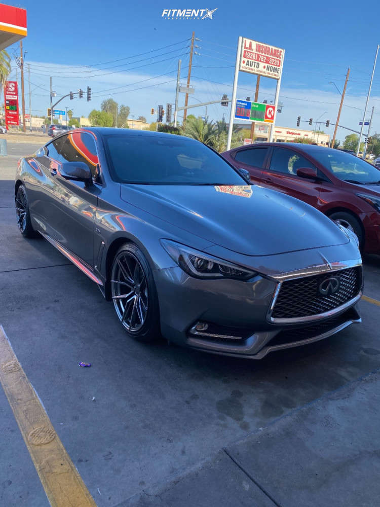 2017 INFINITI Q60 Sport with 19x10.5 XXR 559 and Toyo Tires 245x40 on