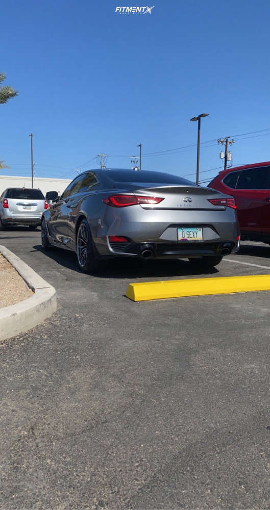 2017 INFINITI Q60 Sport with 19x10.5 XXR 559 and Toyo Tires 245x40 on