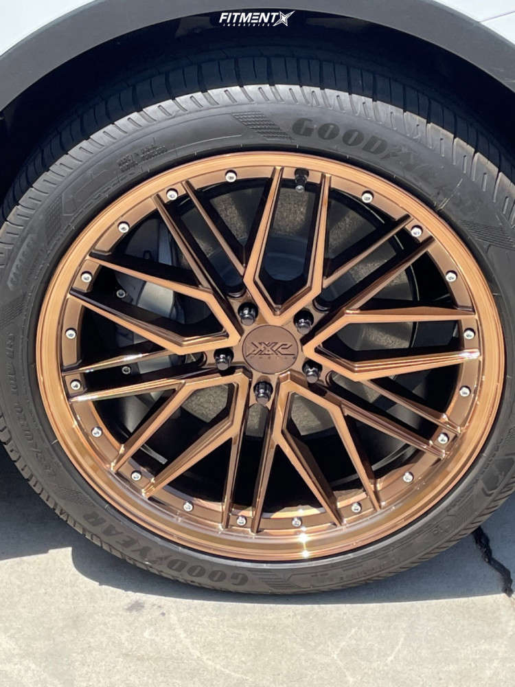 2020 Tesla Y Standard Range with 20x9 XXR 571 and Goodyear 255x40