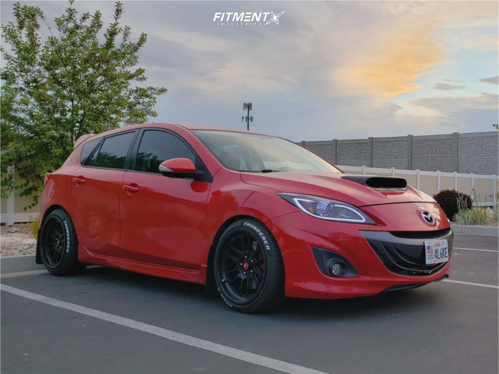 2010 Mazda MazdaSpeed3 Base with 18x9.5 Aodhan Ah07 and Thunderer