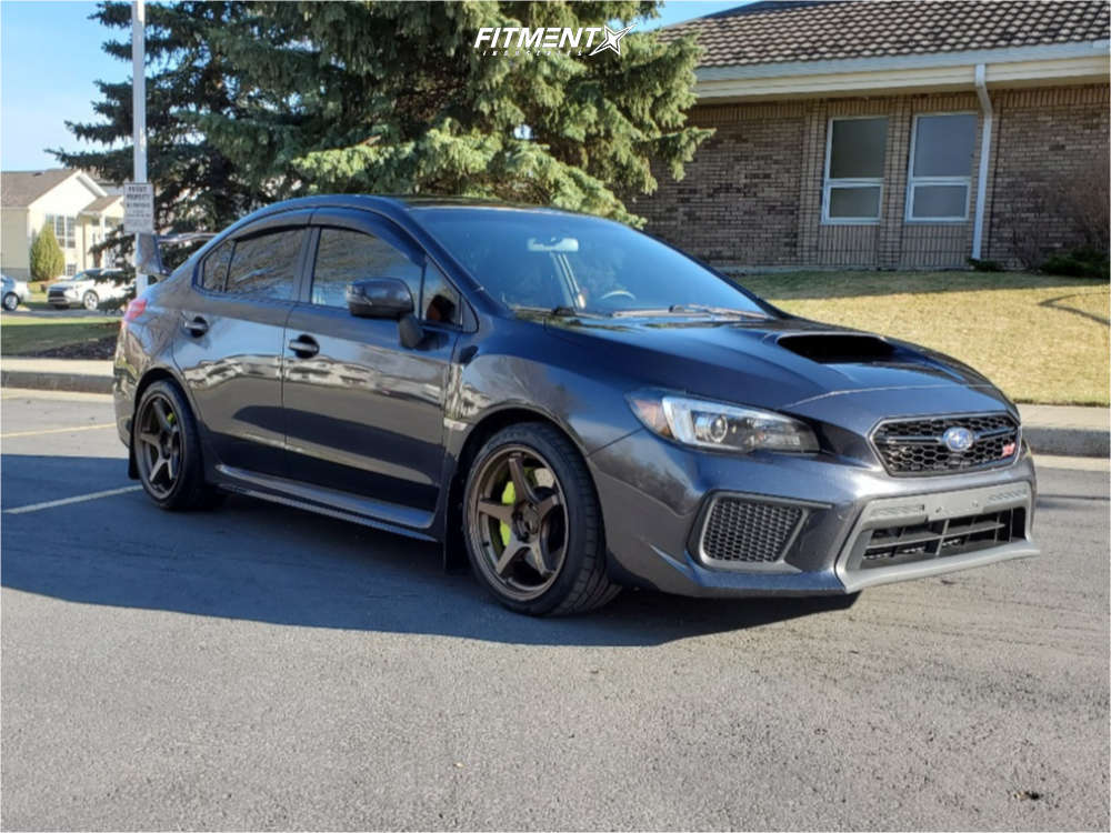 2018 Subaru WRX STI Sport-tech with 18x9.5 Enkei Ts-5 and Nitto