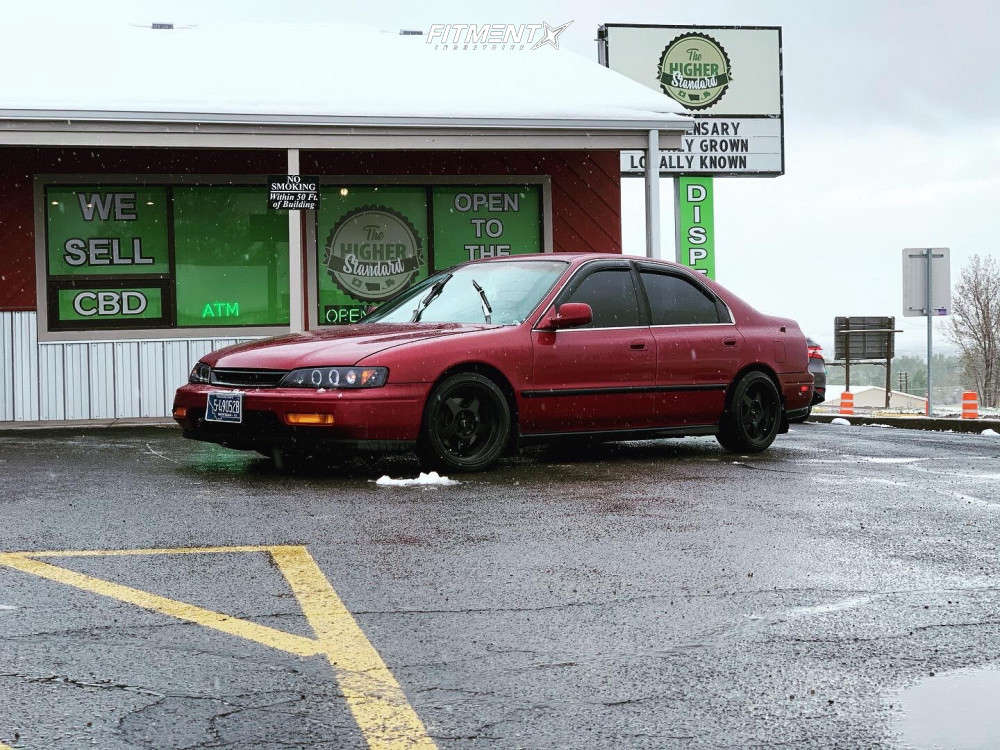 1 1995 Accord Honda Lx Maxspeedingrods Coilovers Vors Sp1 Matte Black