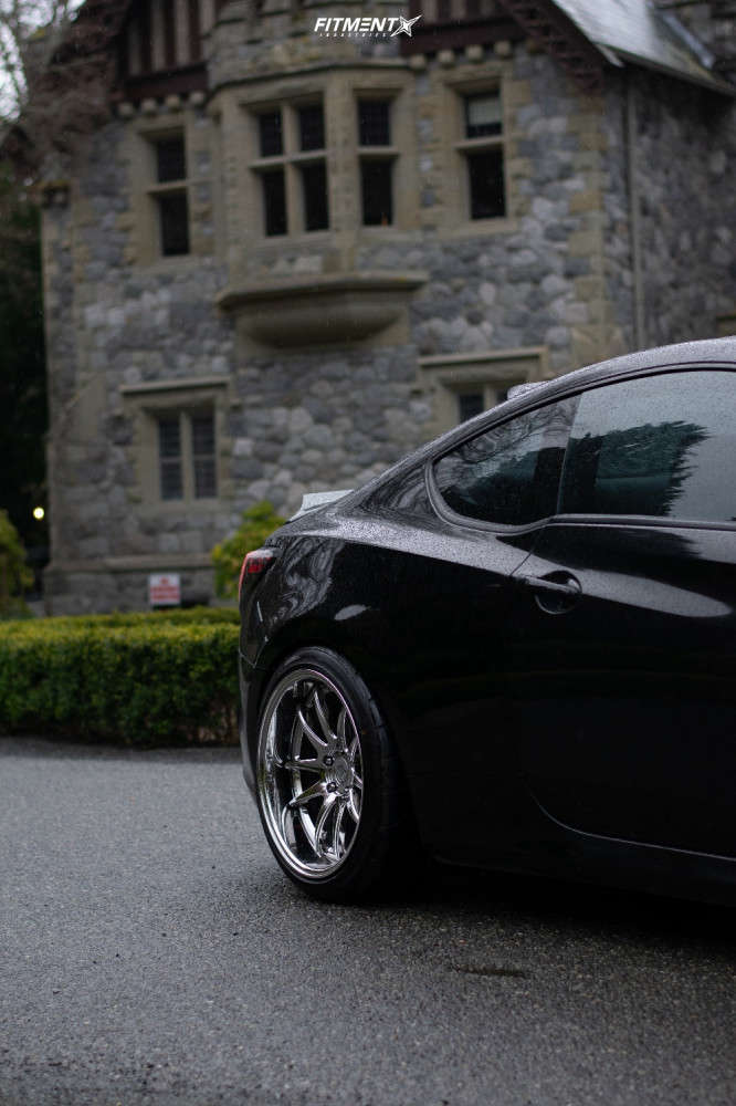 2010 Hyundai Genesis Coupe 3.8 with 19x9.5 Aodhan Ds02 and 2010 Hyundai Genesis Coupe 3.8 with 19x9.5 Aodhan Ds02 and