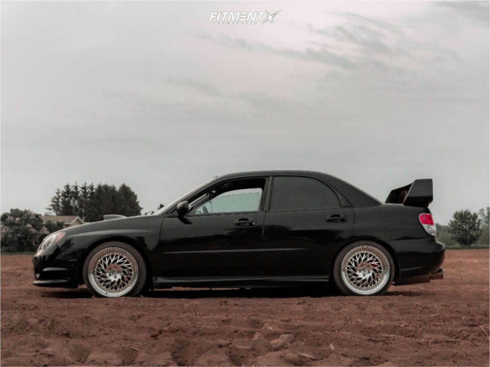 2006 Subaru Impreza WRX with 18x9.5 Aodhan Ds03 and Aptany