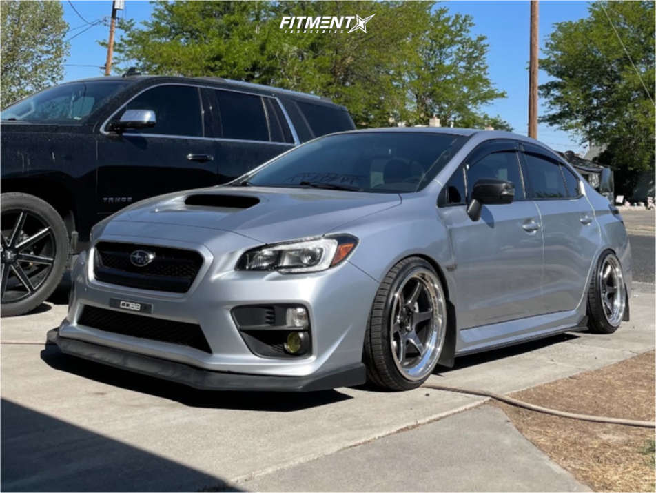 2016 Subaru WRX Limited with 18x9.5 Cosmis Racing Xt-006r and