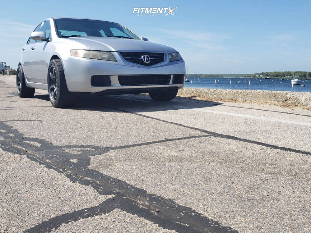 2005 Acura TSX Base with 18x9.5 Gram Lights 57dr and Bridgestone 255x40