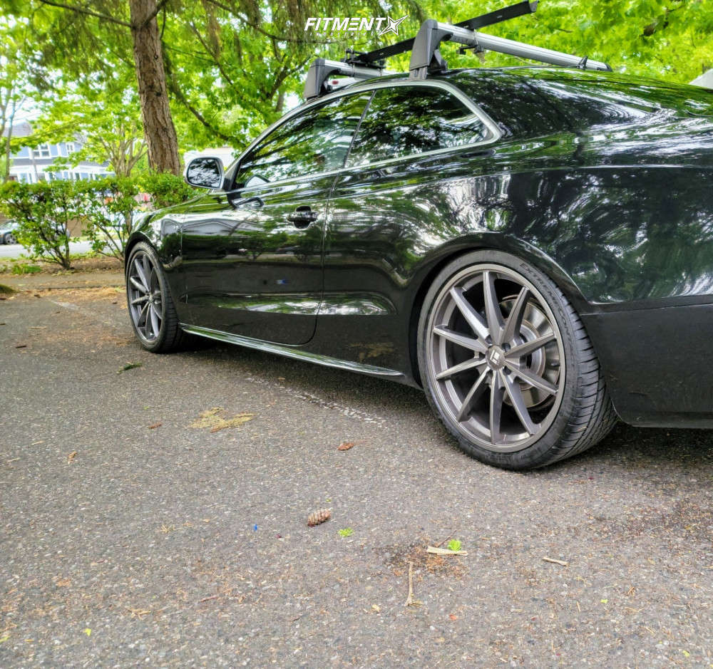 2008 Audi S5 Base with 20x9 Touren Tf02 and Continental 275x30 on