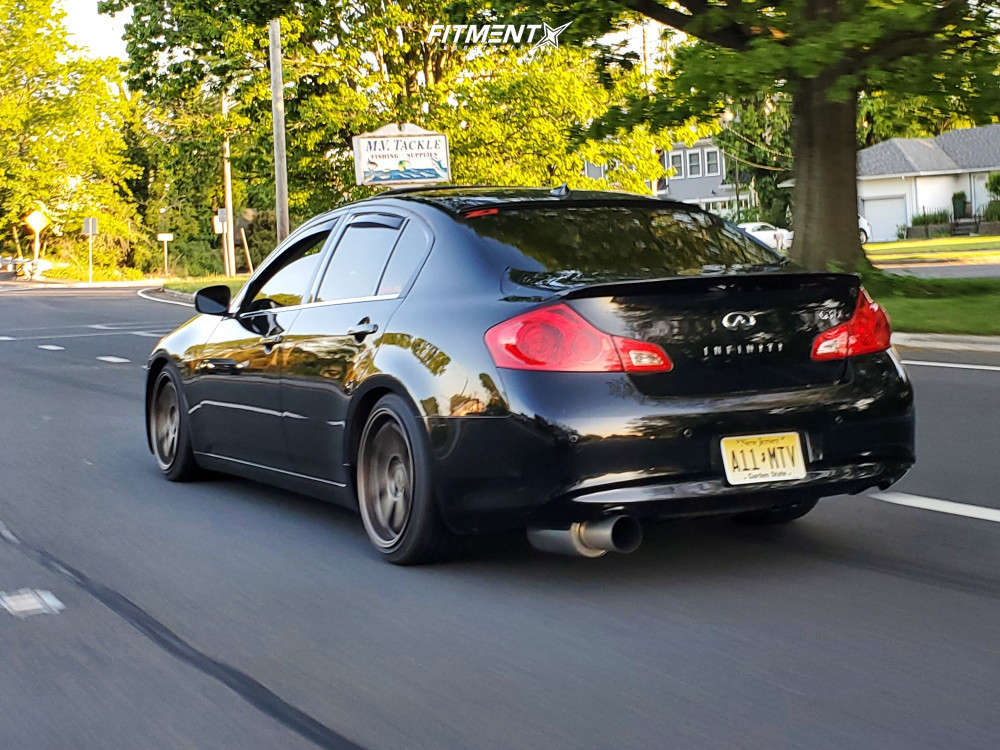 Racing Rims Infinity 2012 INFINITI G37 X with 18x9.5 ESR Sr07 and Michelin 225x40 on ...