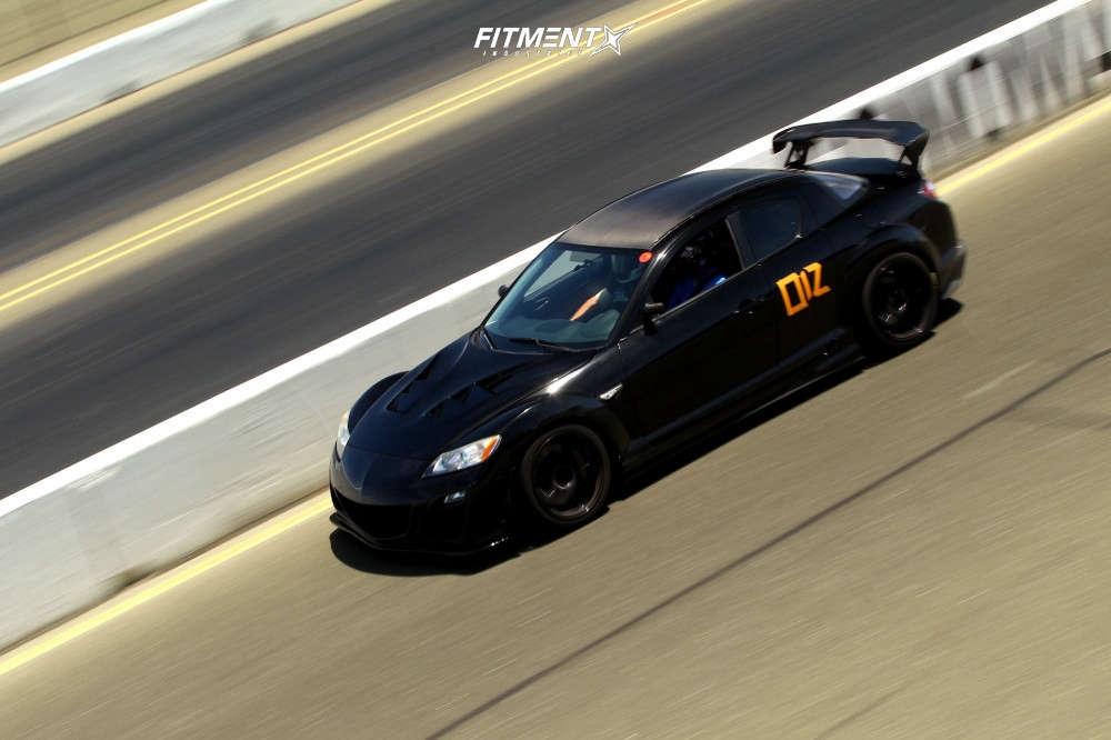 09 Mazda Rx 8 R3 With 18x9 5 Advan Racing Rs Df Progressive And Toyo Tires 255x35 On Coilovers Fitment Industries