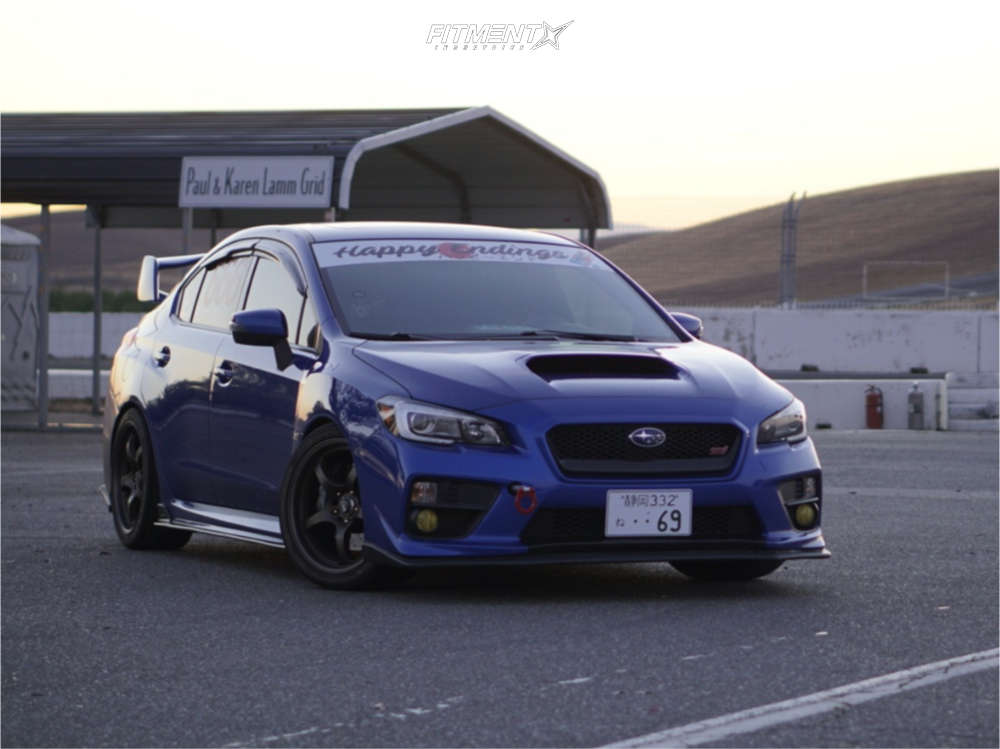 2016 Subaru WRX STI Limited with 18x9.5 Motegi Mr131 and Falken