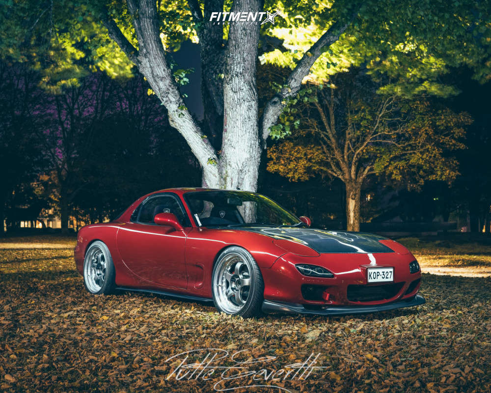 1993 Mazda RX-7 R1 with 18x9.5 Work Meister S1 3p and Nankang 235x40 on ...