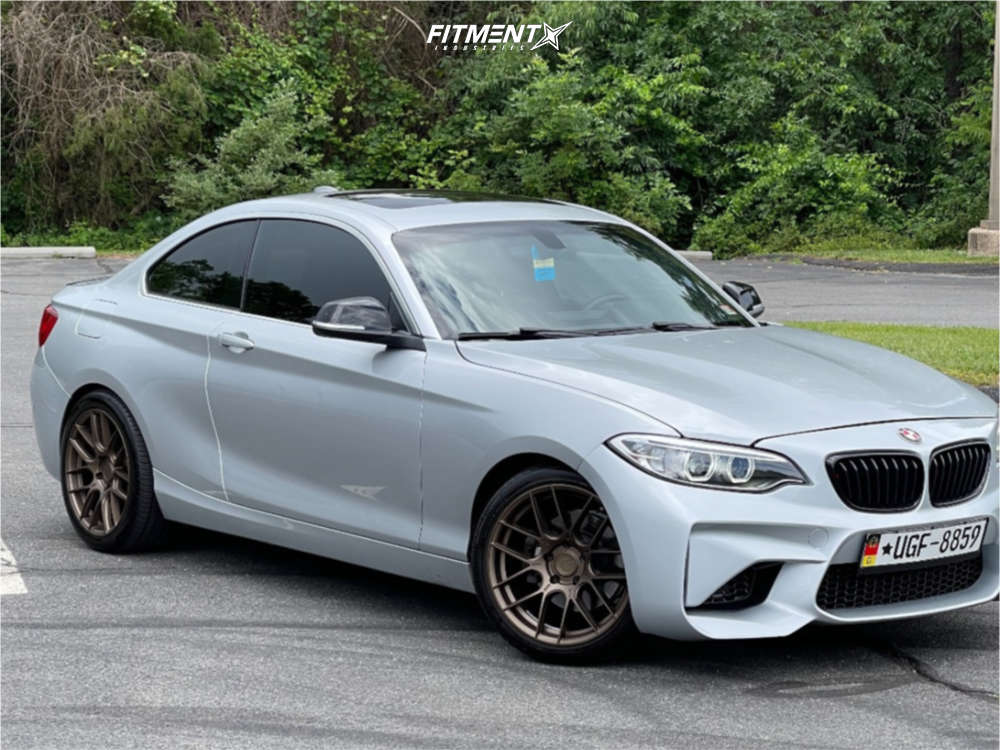 2014 BMW 228i Base with 18x8.5 Aodhan Ah-x and Continental 245x40 on ...