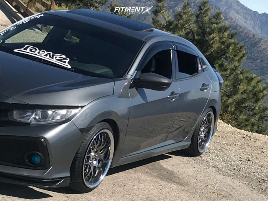 2017 Honda Civic EX-L with 18x9 XXR 526 and Accelera 215x40 on