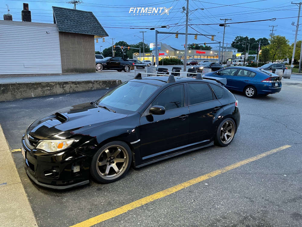 2013 Subaru WRX Limited with 18x9.5 AVID1 AV6 and Nexen 265x35 on