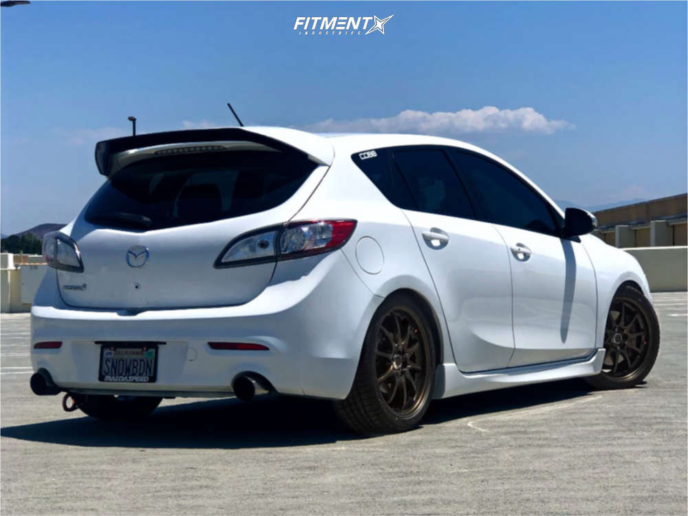 2012 Mazda MazdaSpeed3 Base with 18x7.5 Volk Ce28n and Falken