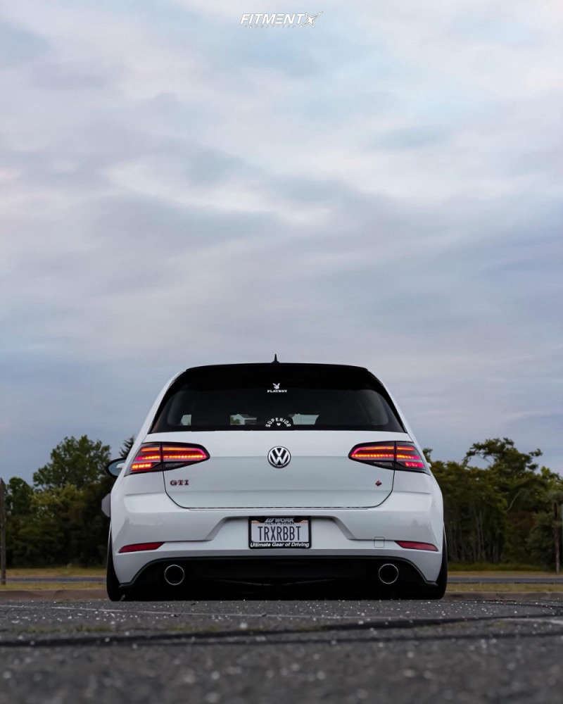 2019 Volkswagen GTI Rabbit Edition with 18x9 Work Vs Mx and Federal ...