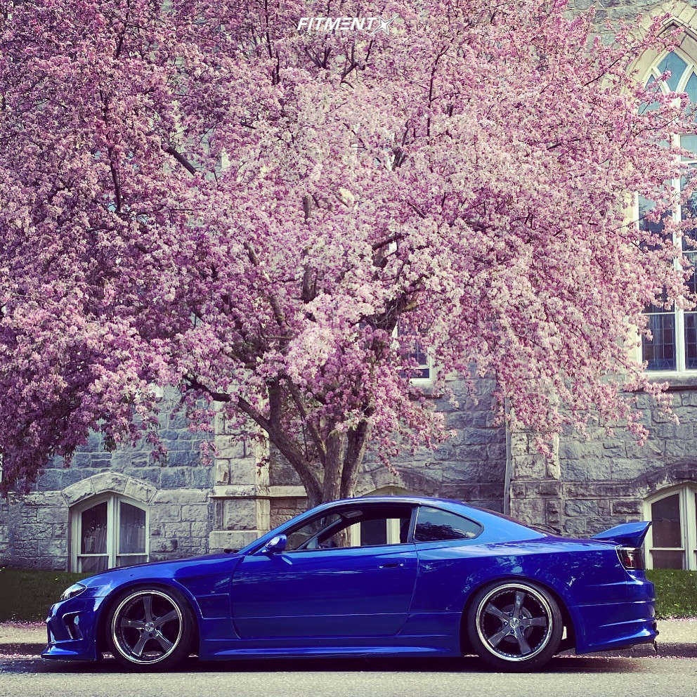 1999 Nissan 200SX Base with 18x10 Blitz Technospeed Z1 and