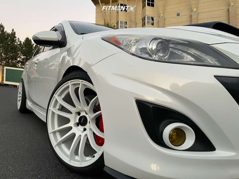 2012 Mazda MazdaSpeed3 Base with 18x9.5 AVID1 AV20 and Continental