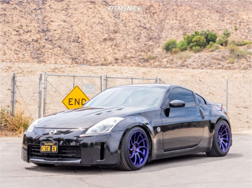 2003 Nissan 350Z Enthusiast with 18x9.5 Anovia Night and Nexen