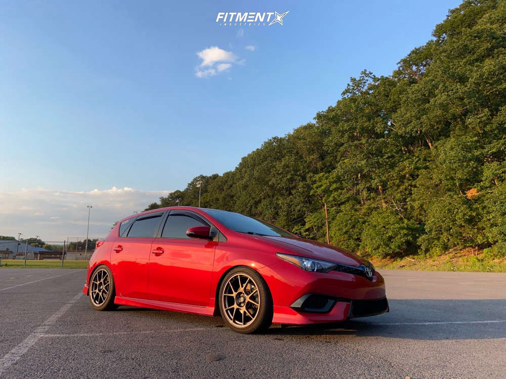 2017 Toyota Corolla IM Base with 18x7.5 WedsSport Tc005 and Firestone ...