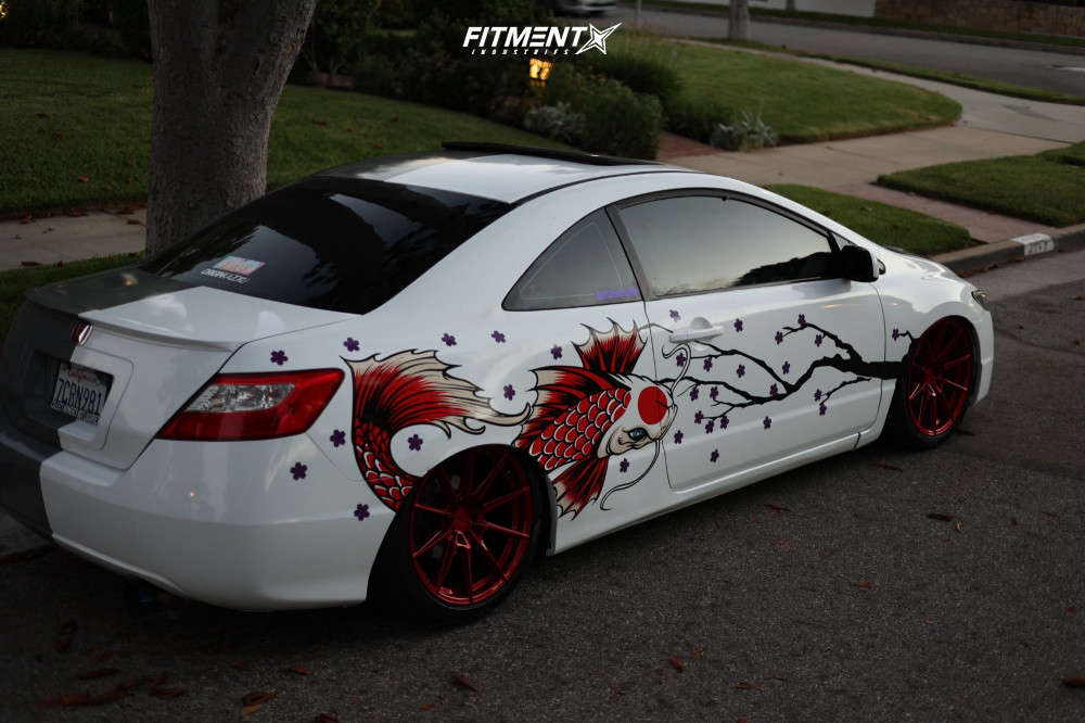 2009 Honda Civic EX with 18x8.5 XXR 567 and Lionhart 235x40 on