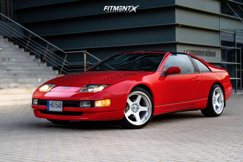 1991 Nissan 300ZX 2 2 with 18x9.5 58 North D-004 and Sailun