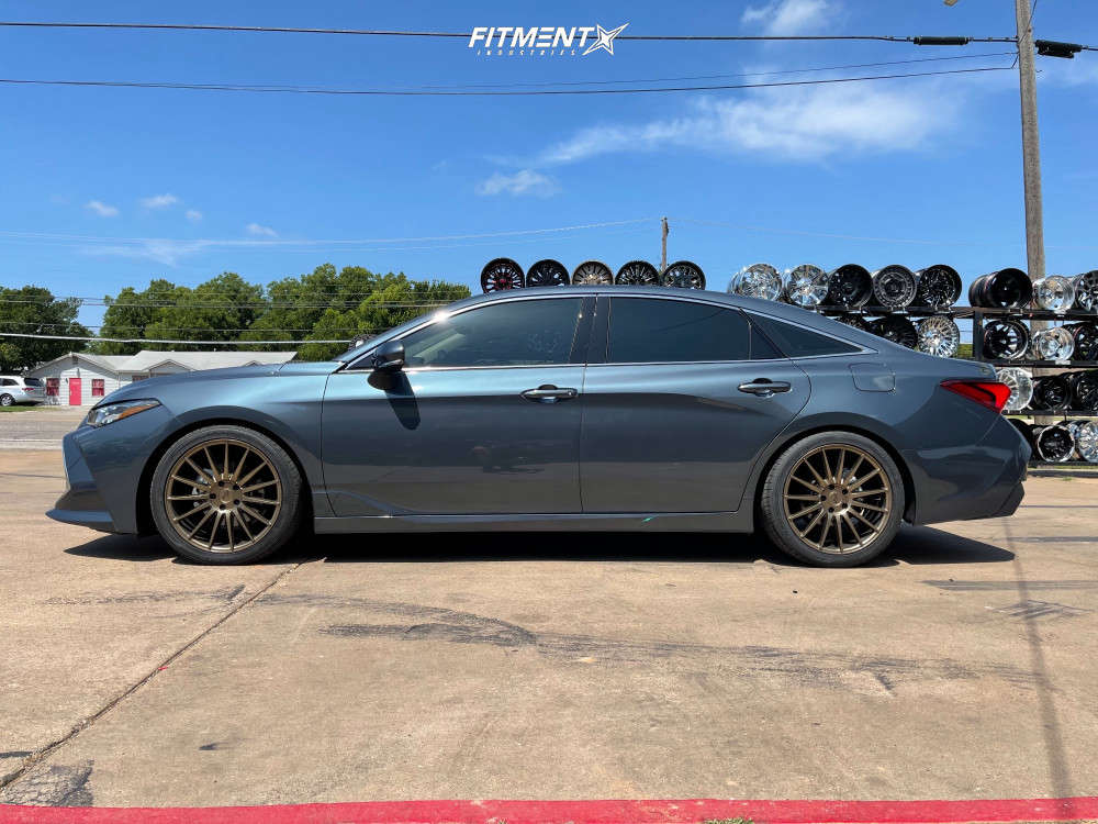 2021 Toyota Avalon XLE With 19x8 5 Niche Form And Toyo Tires 245x40 On Lowering Springs 