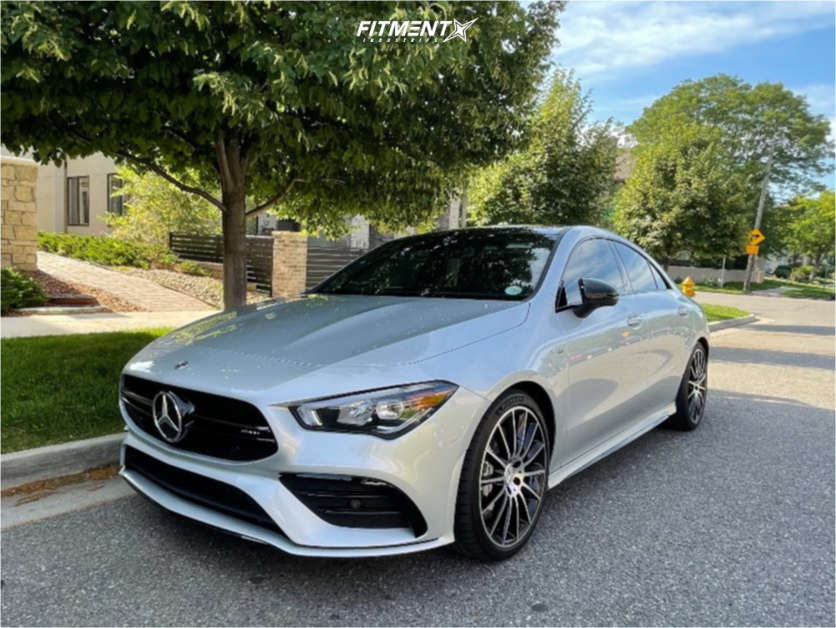 1 2020 Cla35 Amg Mercedes Benz 4matic Stock Air Suspension Hre Flowform Ff04 Black