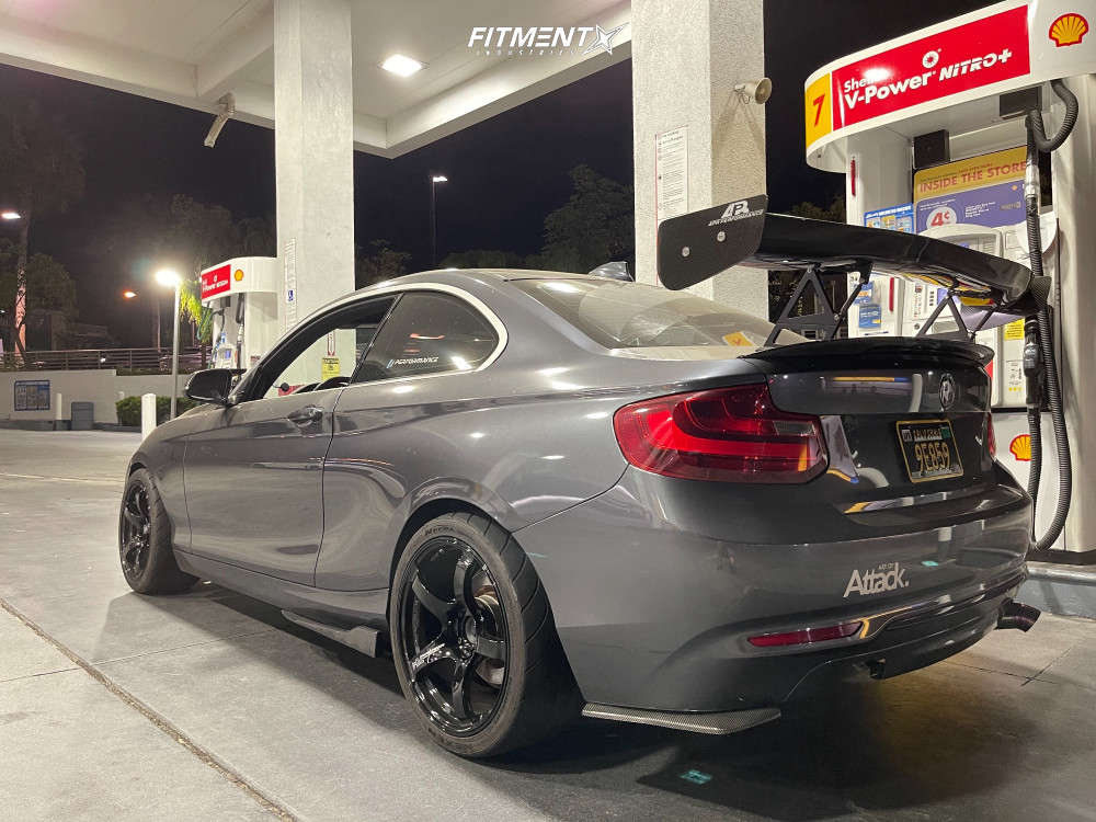 2015 BMW 228i Base with 18x9.5 Advan Racing TC4 and Nexen 255x35 on ...