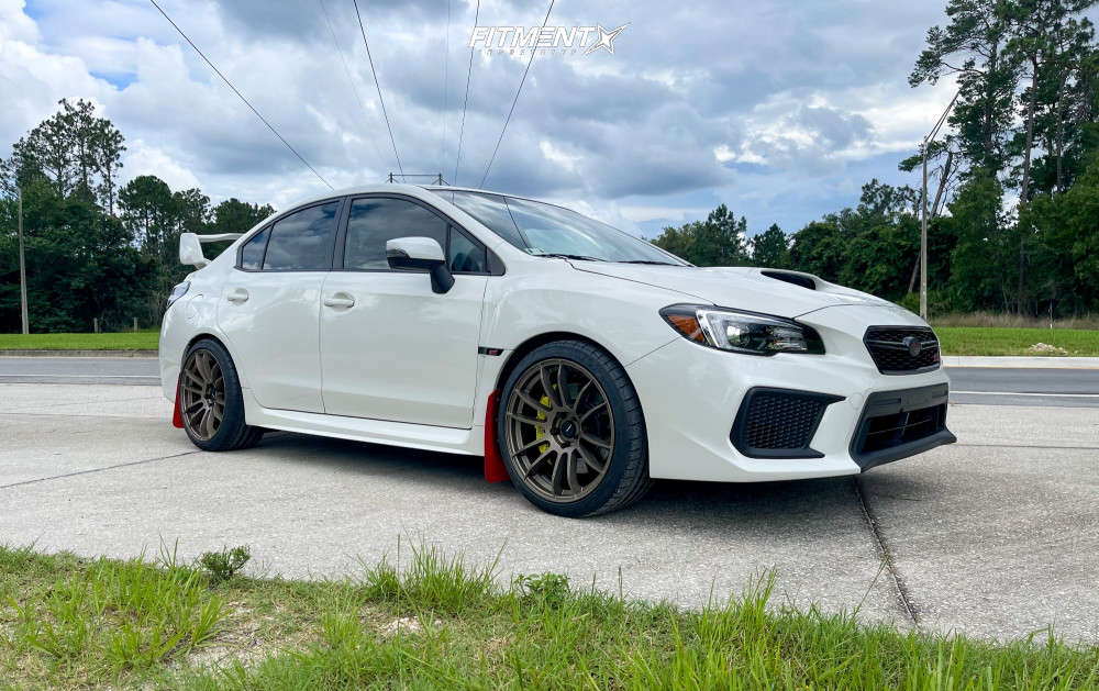 とと　STI 19インチ 2018 Subaru WRX STI Base with 19x9.5 AVID1 AV20 and Michelin