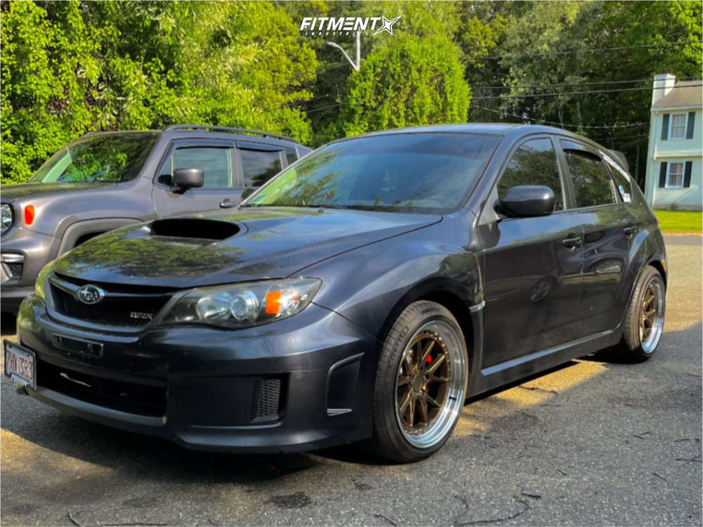 2011 Subaru Impreza WRX with 18x9.5 Aodhan Ds08 and Michelin