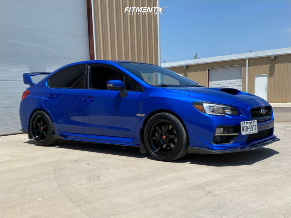2017 Subaru WRX STI Limited with 18x9.5 Aodhan Ah08 and