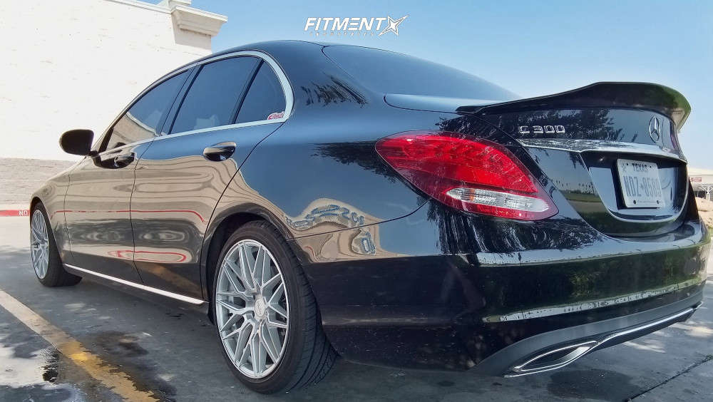 2016 Mercedes-Benz C300 Base with 18x8.5 F1R F103 and Vercelli 225x40 ...
