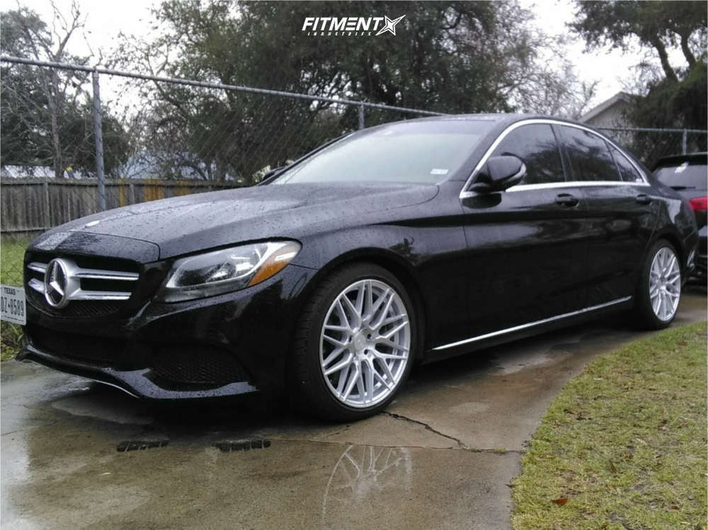 2016 Mercedes-Benz C300 Base with 18x8.5 F1R F103 and Vercelli 225x40 ...